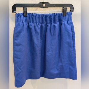 J. Crew Vibrant Blue Mini Skirt (0)
